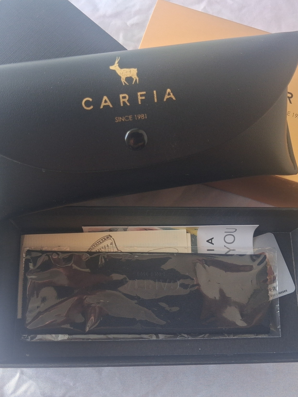 CARFIA CA2310 Aviator Sunglasses in Brown & Gold NWT